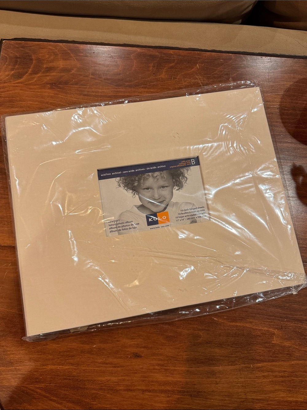 NIP KOLO Ivory Newport Photo Album 11x14 Cream Acid Free 10 Pages Wedding NEW